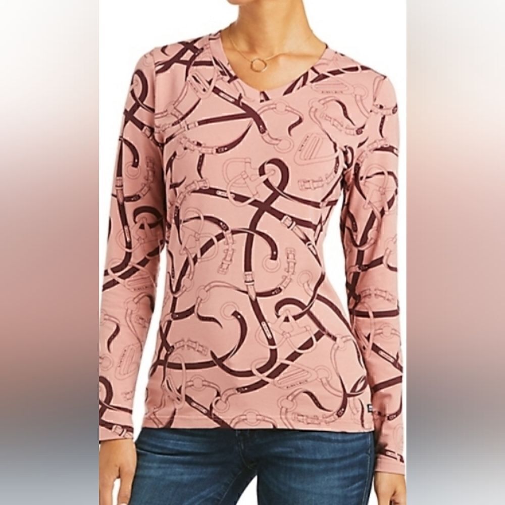Ariat bridle long sleeve organic cotton top - Picture 1 of 7